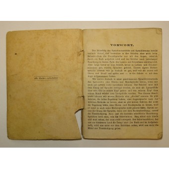Tysk-ryskt ordbok från den sovjetiska ockupationen av Österrike 1945. Espenlaub militaria