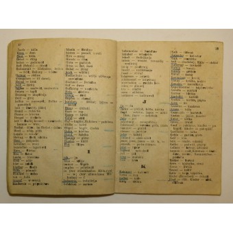Allemand- russe Phrasebook de la période doccupation soviétique de lAutriche en 1945. Espenlaub militaria