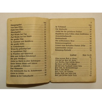 Католический полевой сборник псалмов для немецких солдат. Katholisches Feldgesangbuch. Espenlaub militaria