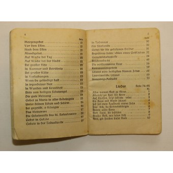 Het katholieke veld Hymnbook van de soldaat - Katholisches Feldgesangbuch. Espenlaub militaria
