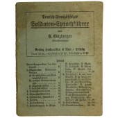 WW1 saksalais-ranskalainen sotilas- fraasikirja