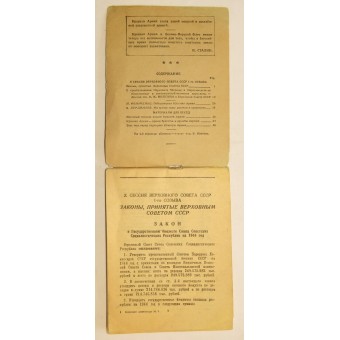 Notizbuch des Propagandisten der Roten Armee. Nr.3, Januar 1944. Espenlaub militaria