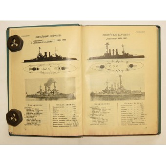 Le navi Red riferimento per la flotta libro delle flotte militari degli Stati baltici. Contrassegnato - Secret. 1936. Espenlaub militaria