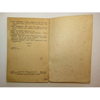Libro de propaganda para los estonios en RKKA. Brown Plaga - Fascismo de Paul Rummo de 1943. Espenlaub militaria