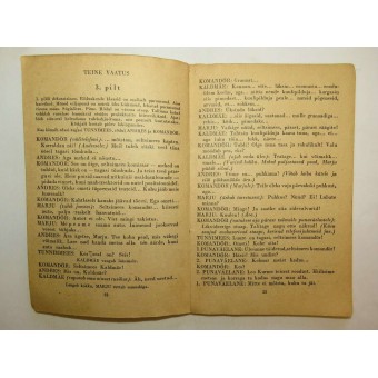 Propagandakirja virolaisille RKA: ssa. Brown Rutto - fasismi, kirjoittanut Paul Rummo, 1943. Espenlaub militaria