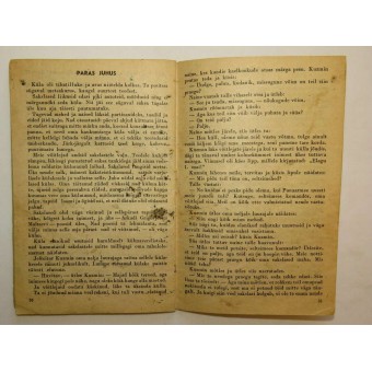Propaganda reading for estonians in Red Army, 1943.. Espenlaub militaria