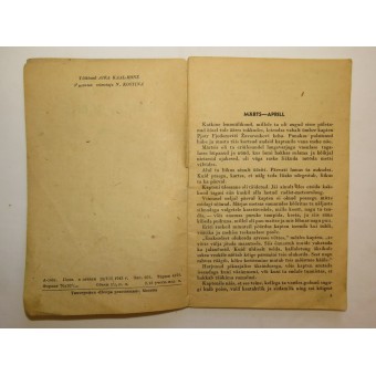 Propaganda lettura per gli estoni a Red Army 1943.. Espenlaub militaria