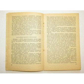 Diritti e doveri dei cittadini Soviat dellUnione, di F. Cretov. 1941.. Espenlaub militaria