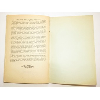 Derechos y deberes de los ciudadanos de la Unión Soviat, de F. Cretov. 1941.. Espenlaub militaria