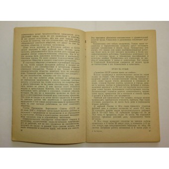 Rättigheter och skyldigheter för medborgare i Sovjetunionen, av F. Cretov. 1941.. Espenlaub militaria
