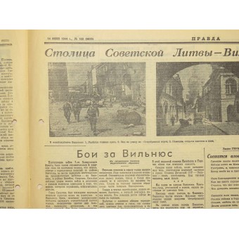 Tidningen Pravda 14. juli 1944. Espenlaub militaria