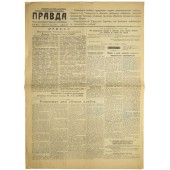 Nieuwsblad Pravda ( De Waarheid) 19. Augustus 1944