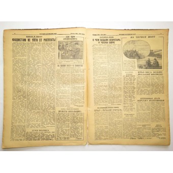 Zeitung Rote Baltische Flotte 23.04.1943.. Espenlaub militaria