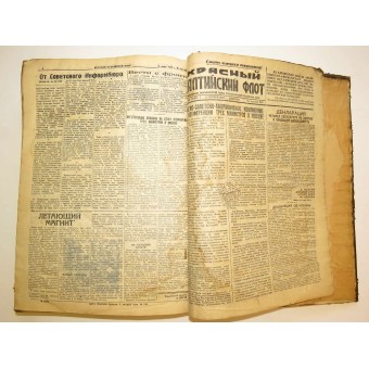 Tidningar  Red Baltic Fleet, alla nummer från april till december 1943. Espenlaub militaria