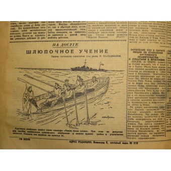 Tidningar  Red Baltic Fleet, alla nummer från april till december 1943. Espenlaub militaria