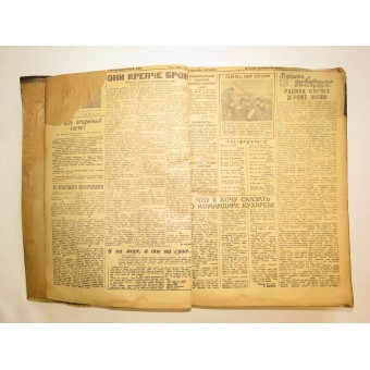 Newspapers  Red Baltic Fleet, all issues from April to December of 1943 year. Espenlaub militaria