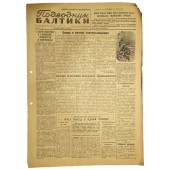 Red Fleet Newspaper "Baltic submarine"  28. June 1944