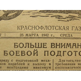Zeitung der Roten Flotte Dozor 25. März 1942. Espenlaub militaria