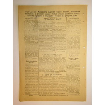 Punainen laivaston sanomalehti Dozor 25. Maaliskuu 1942. Espenlaub militaria