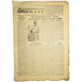 Zeitung der Roten Flotte - Der rote U-Bootfahrer 2. September 1943. Espenlaub militaria