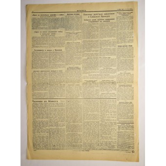 Sowjetische Zeitung PRAVDA - Wahrheit, 06. Juli 1944.. Espenlaub militaria