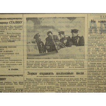 Giornale sovietico Pravda - La verità Luglio, 06 del 1944.. Espenlaub militaria