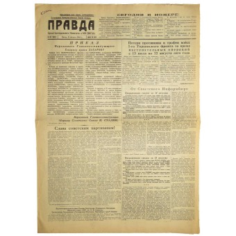 Neuvostoliiton propaganda -sanomalehti Pravda -totuus. 16. elokuuta 1944.. Espenlaub militaria