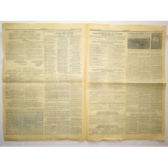 Journal de propagande soviétique Pravda - Vérité, Septembre 14 1944. Espenlaub militaria