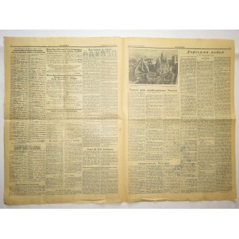 Journal de propagande soviétique Pravda - « Vérité » 24 Septembre 1944. Espenlaub militaria