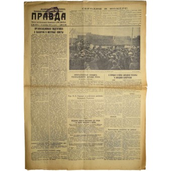 Газета Правда 27. Сентября 1939.. Espenlaub militaria