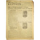 Il giornale dei sommergibilisti del Baltico. 25 giugno 1944