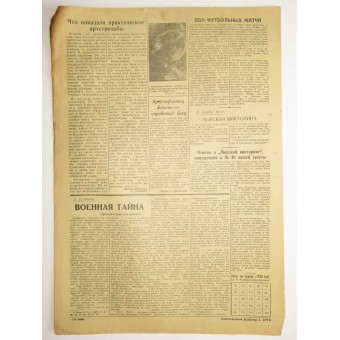 El periódico submarino del Báltico. 25 de junio de 1944