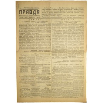 Le journal Pravda de Vérité- 10/09/1944. Espenlaub militaria