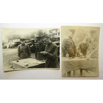 Formation of the automotive battalion, Leningrad 1.09.1941. Espenlaub militaria