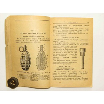 Manual for using fragmentation and anti-tank grenades and Molotov cocktail bottles. Espenlaub militaria