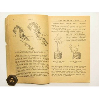 Manual for using fragmentation and anti-tank grenades and Molotov cocktail bottles. Espenlaub militaria
