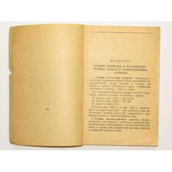 Handbok för användning av splittergranater, pansarvärnsgranater och molotovcocktails.. Espenlaub militaria