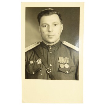 Foto di un tenente medico anziano Kirillov certificato da militare comandante, Germania. Espenlaub militaria