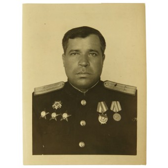 Certificado de fotografía para el ingeniero naval-coronel, el jefe de campo Talleres de la flota del Pacífico. Espenlaub militaria