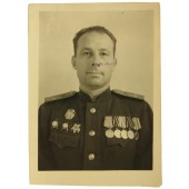 Photo-certificate. The head of the signal corps