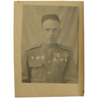 Foto aus der Archivdatei von Artilleriemajor Pobedinskiy.. Espenlaub militaria