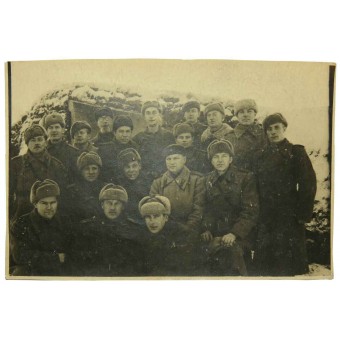 Фотография офицеров 8-го Эстонского стрелкового корпуса в Порошино. Espenlaub militaria