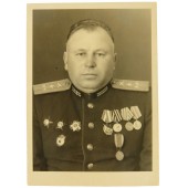 Foto Persoonlijkheid van kolonel Baljkin Nikolai Petrovitsj gecertificeerd
