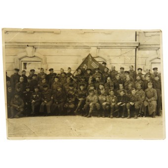 Foto av personalen vid 54:e pansarbrigaden, 1944. Espenlaub militaria