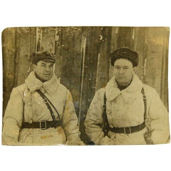 Foto av två befälhavare i Röda armén. Espenlaub militaria