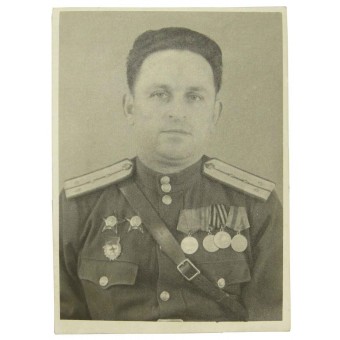 Beglaubigtes Foto eines sowjetischen Kommissariatsangestellten der Roten Armee. Espenlaub militaria