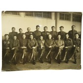 RKKA officers-cadets at high artillery school of the Red Army
