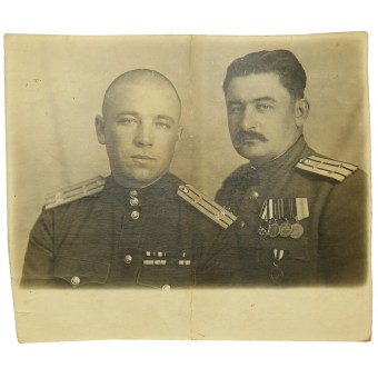 Deux RKKA troupes blindées colonels, le mari de la fille et le père en droit. Espenlaub militaria