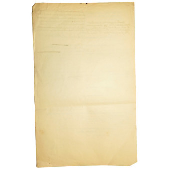 WW1 Russian, Imperial russian Mobilisation document. Espenlaub militaria