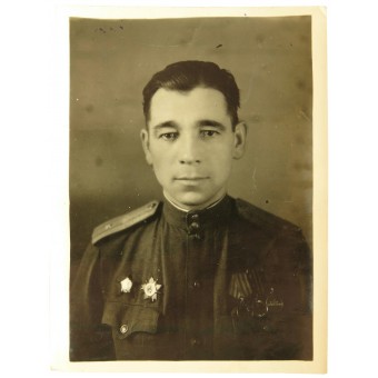 Photo-ID: Person of the Antitank Guards Major Maliy. Espenlaub militaria